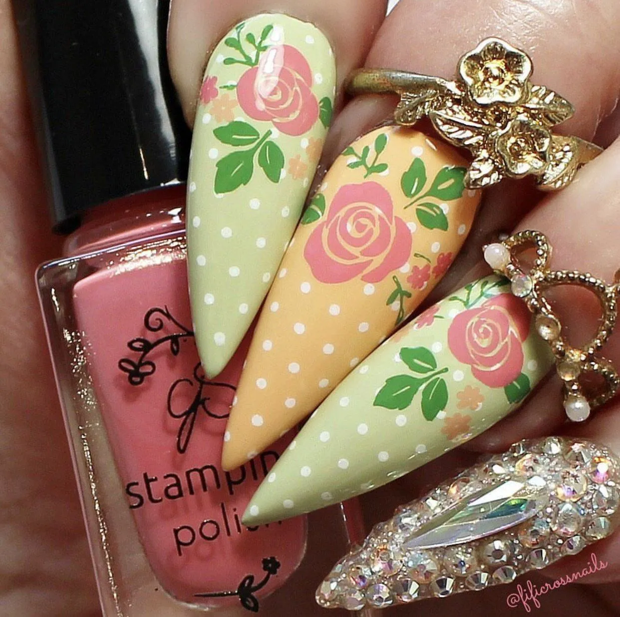 Clear Jelly Stamper CjS-92 All is Rose-y stamping plade