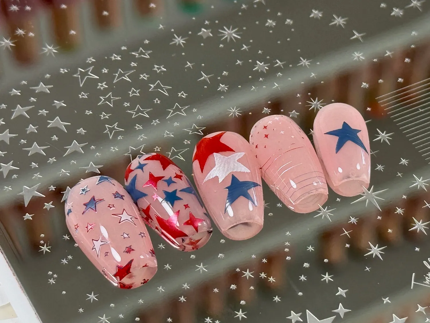 Clear Jelly Stamper CjS-384 stampingplade stjerner 14x9 cm
