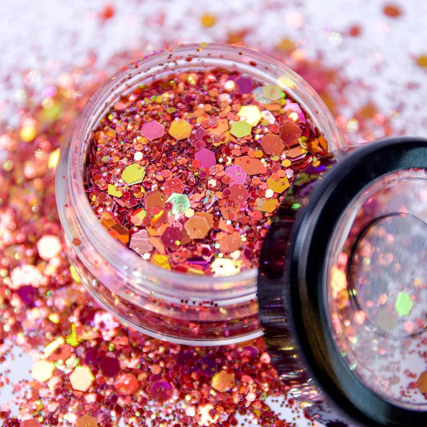 Moonflair Chameleon Glitter Phoenix løsglitter 4-6 g farveskift