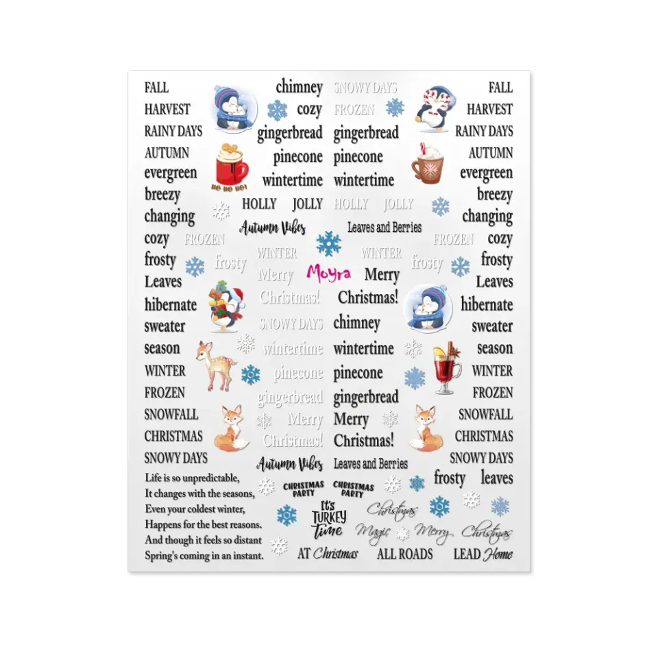 Moyra Nail Stickers No. 20 negleklistermærker selvklæbende
