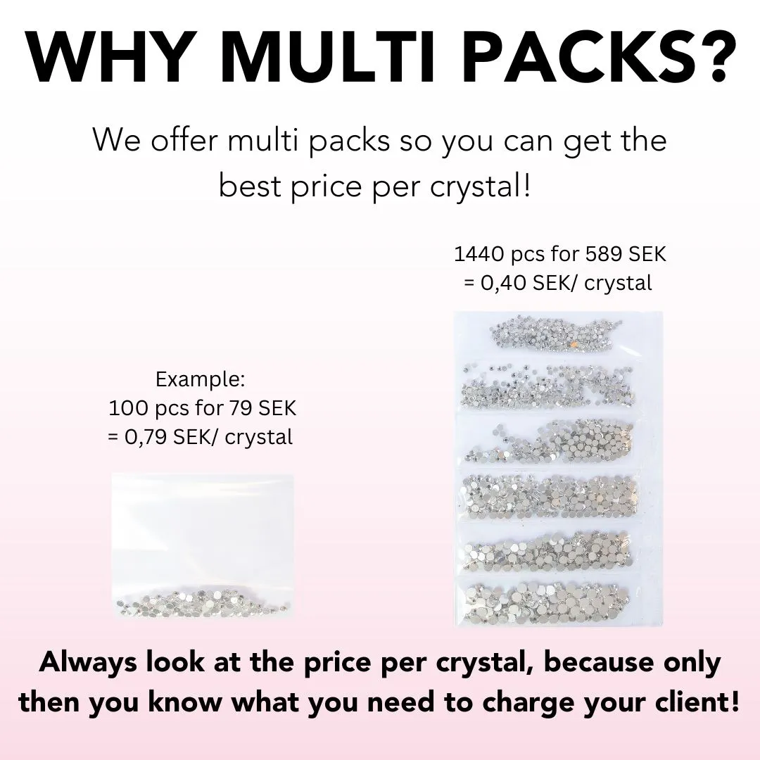 Moonflair Crystal neglekrystaller Multi Pack 1440