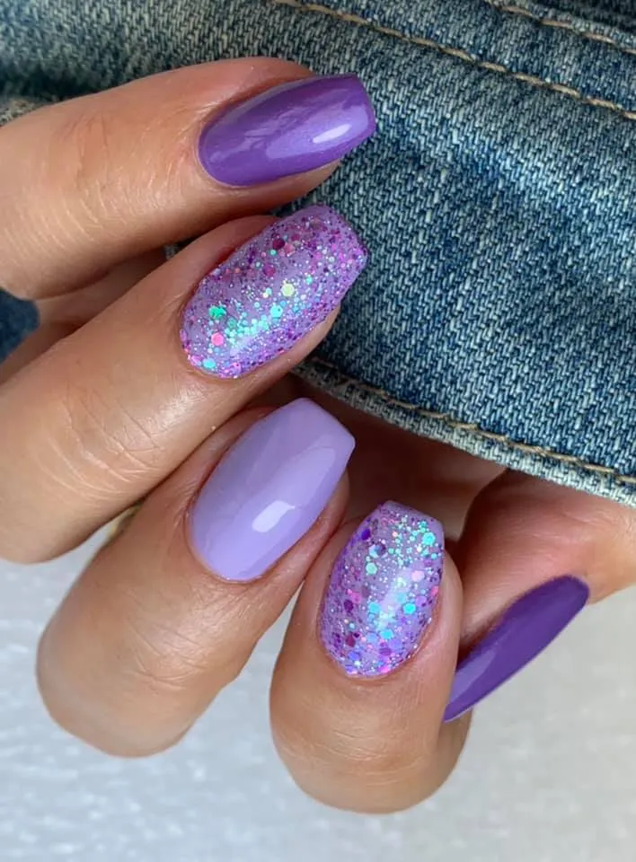 Indigo Nails Beautystones Isabella neglenglitter fin glans