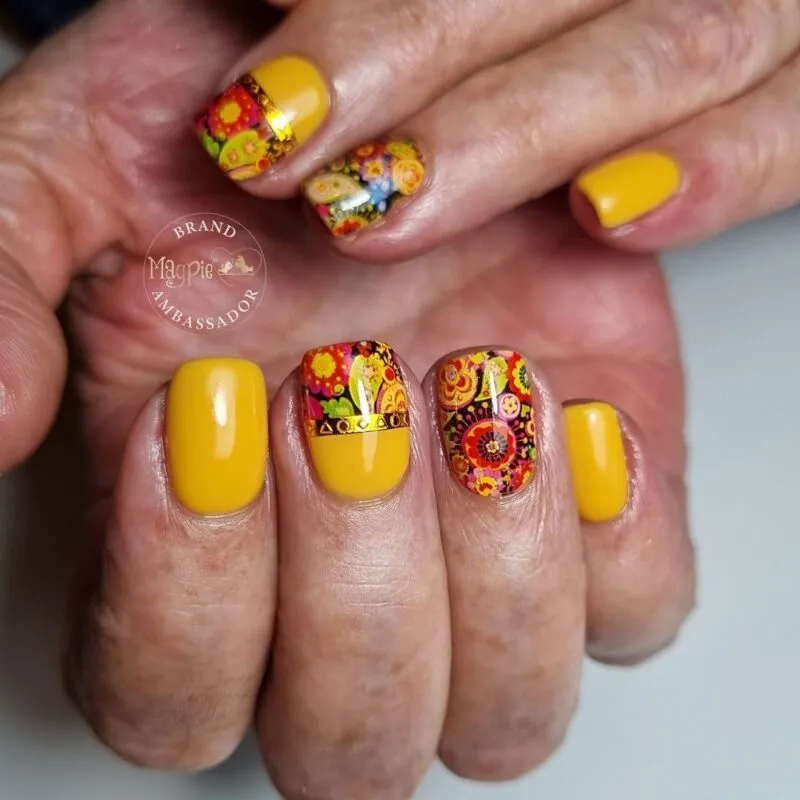 Indigo Nails Lennon neglefolie med kromglans