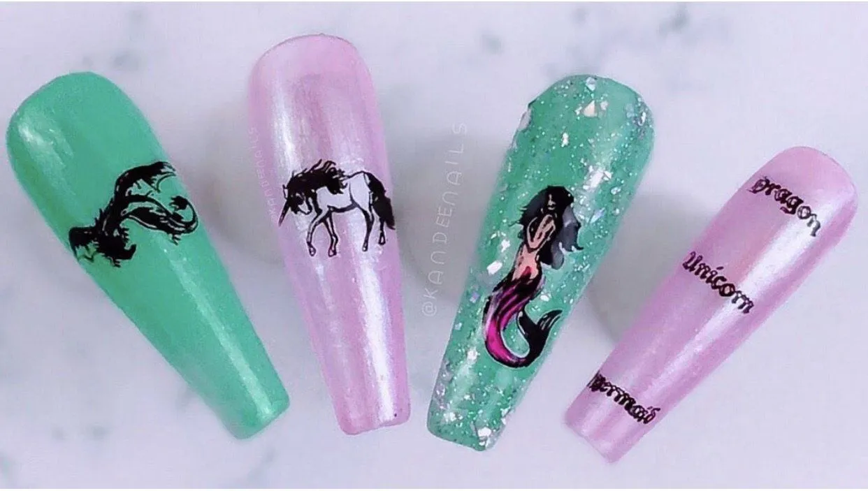 Clear Jelly Stamper CjS-107 Mythical Creatures stempelplade stor