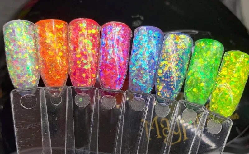 Indigo Nails Summer Glitter negleglitter med sommerglans