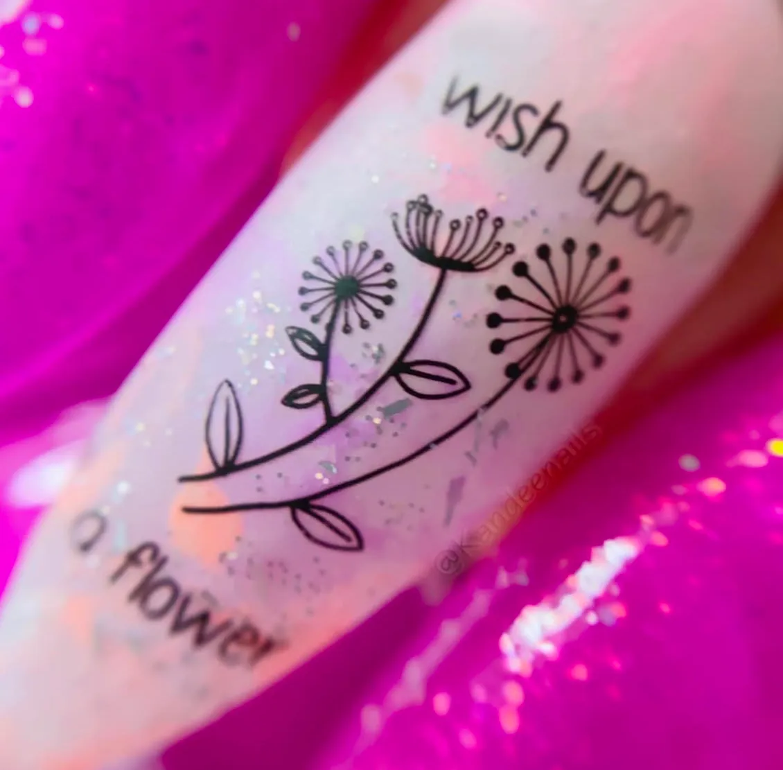 Clear Jelly Stamper CjS-155 Flower stempelplade mælkebøtte