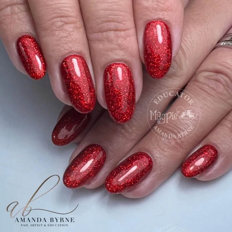 Indigo Nails Beautystones Scarlett glitter negleglimmer