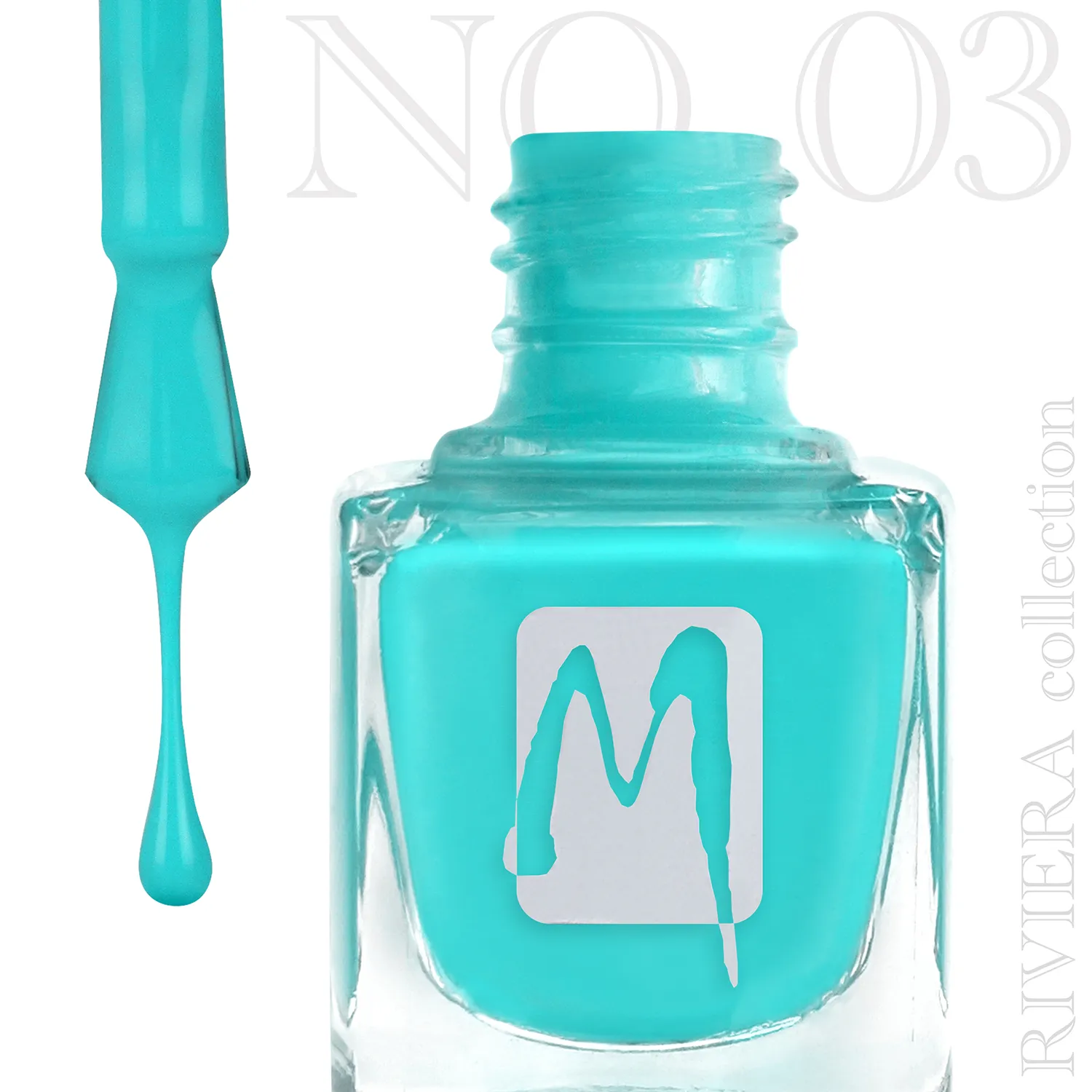 Moyra GenZ No. 03 Tiffany neglelak 7 ml med gelglans