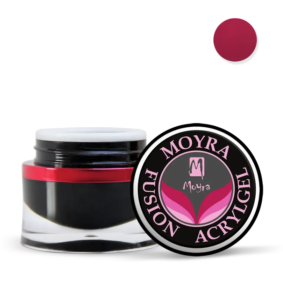 Moyra Fusion No. 05 Berry Red akrylgel 15 g rød
