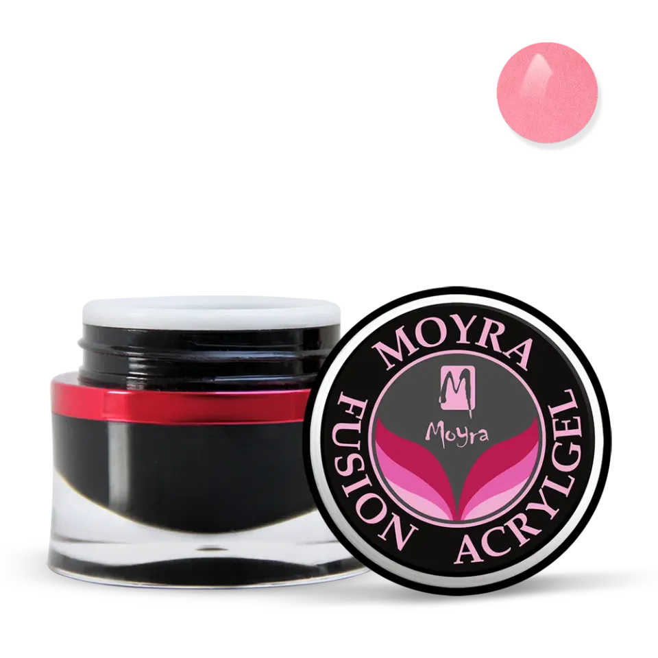 Moyra Fusion Colour Acrylgel No. 102 Peachy Pink Shine acrylgel 15 g