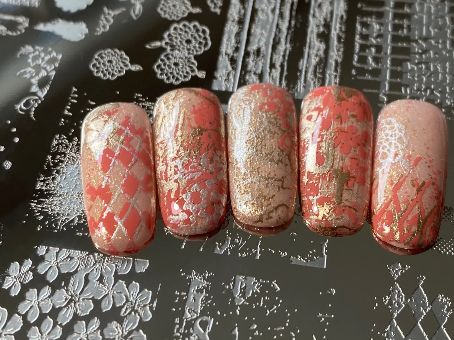Clear Jelly Stamper CjS-200 Grunge Textures stampingplade