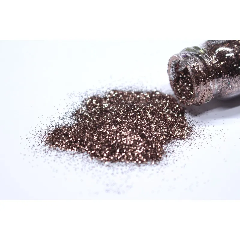 Indigo Nails Hazel Glitter negleglitter brun
