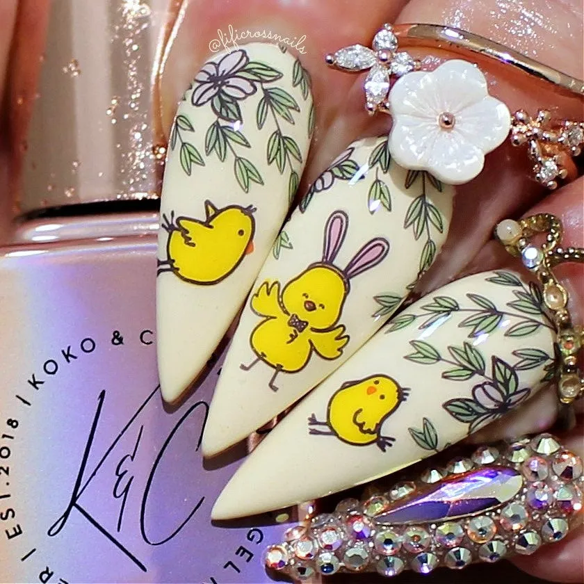 Clear Jelly Stamper Silly Bunny CjSH-87 stamping plade påske