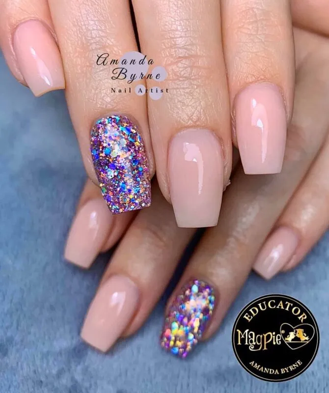 Indigo Nails Jean glitter til negle – klar glimmer