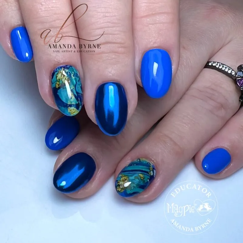Indigo Nails Beautystones Comet chrome til negle