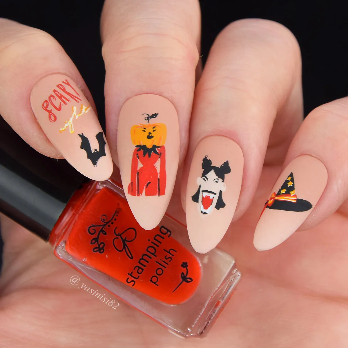 Clear Jelly Stamper Scary Night CjSH-123 stamping plade halloween