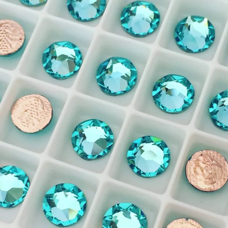 Indigo Nails Beautystones Light Turquoise neglekrystaller turkis