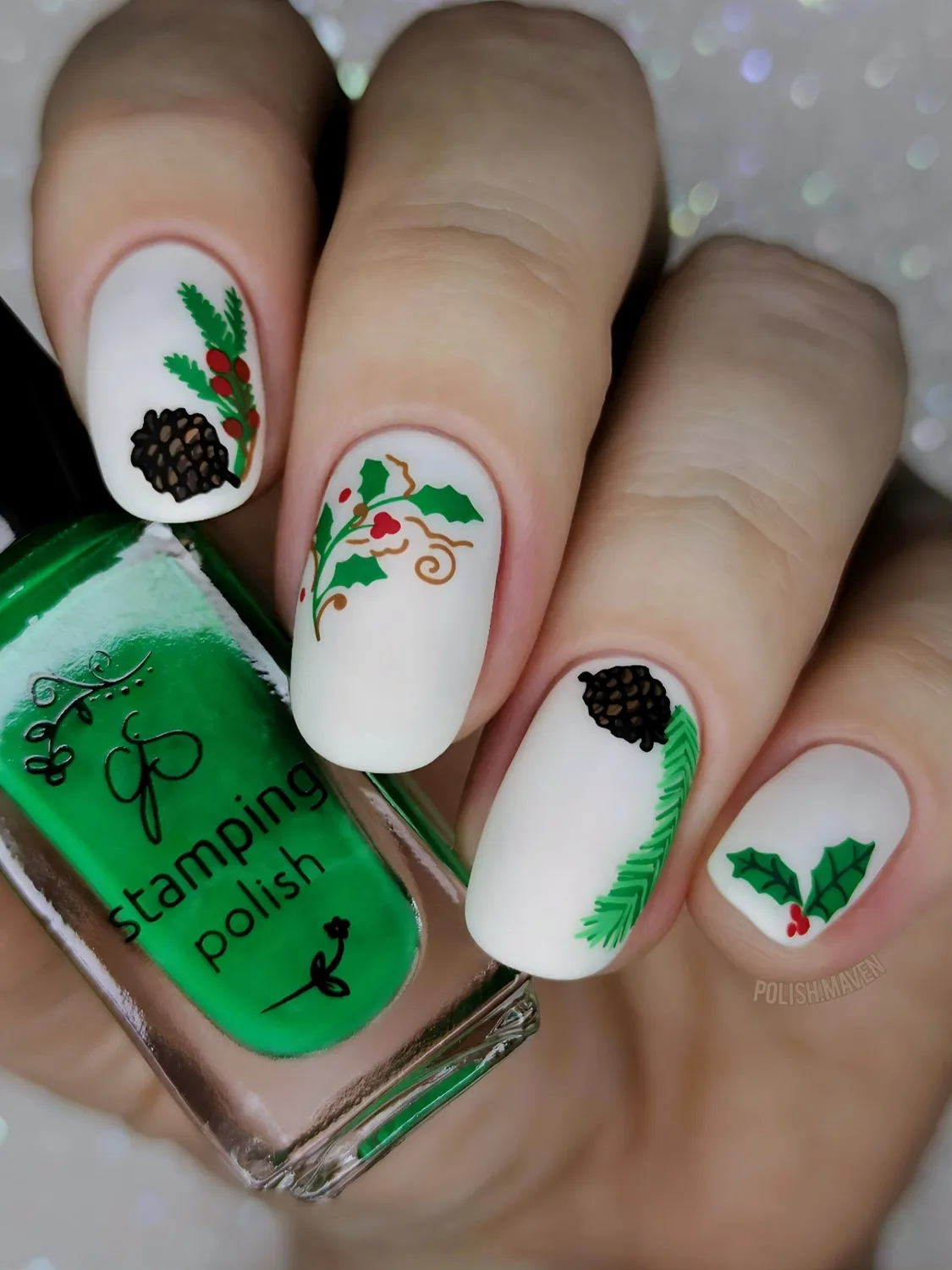 Clear Jelly Stamper CjSC-90 Merry Mistletoe stampingplade jul