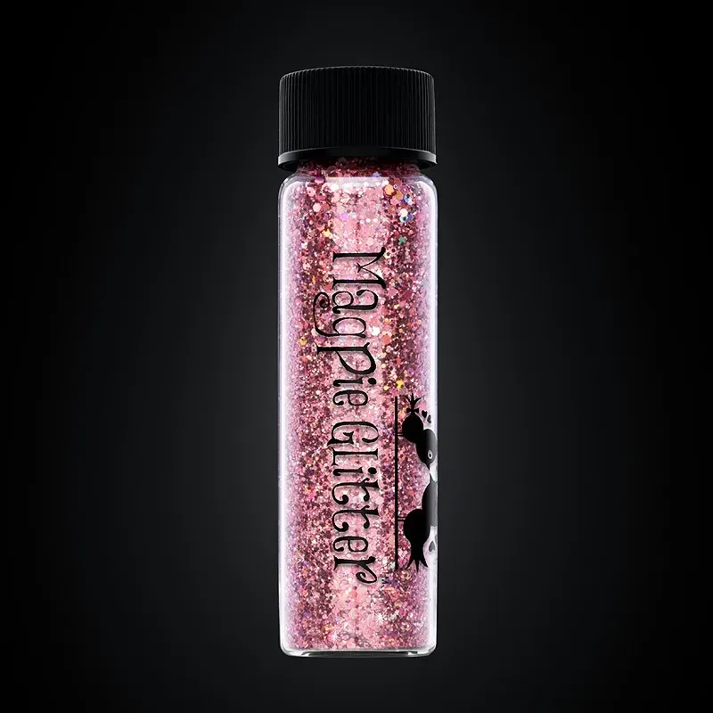 Beautystones Indigo Nails Rose Glitter negleglimmer rosa