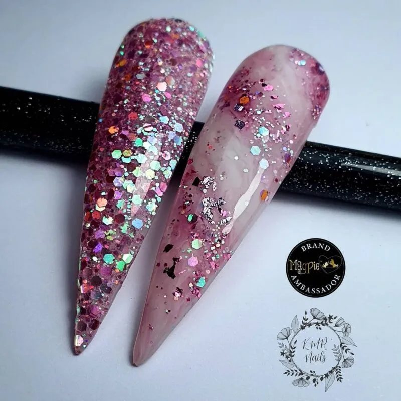 Indigo Nails Matilda negleglitter fin dækning