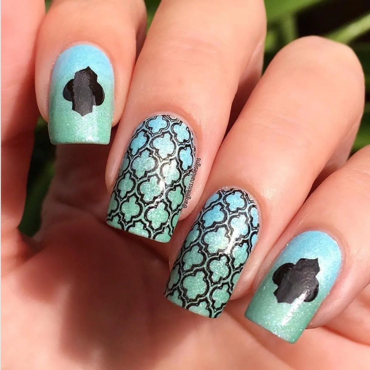 Clear Jelly Stamper CjS-28 Geo-Licious stamping plade geometrisk