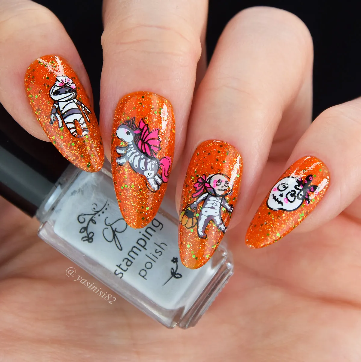 Clear Jelly Stamper CjSH-121 Ghoulish Giggles stamping plade