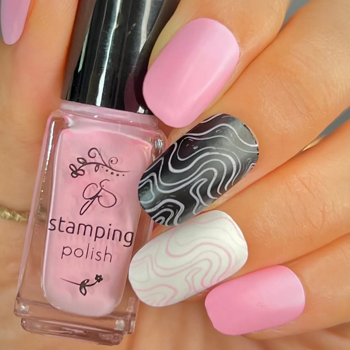 Clear Jelly Stamper 162 Babydoll stamping lak pink 5 ml