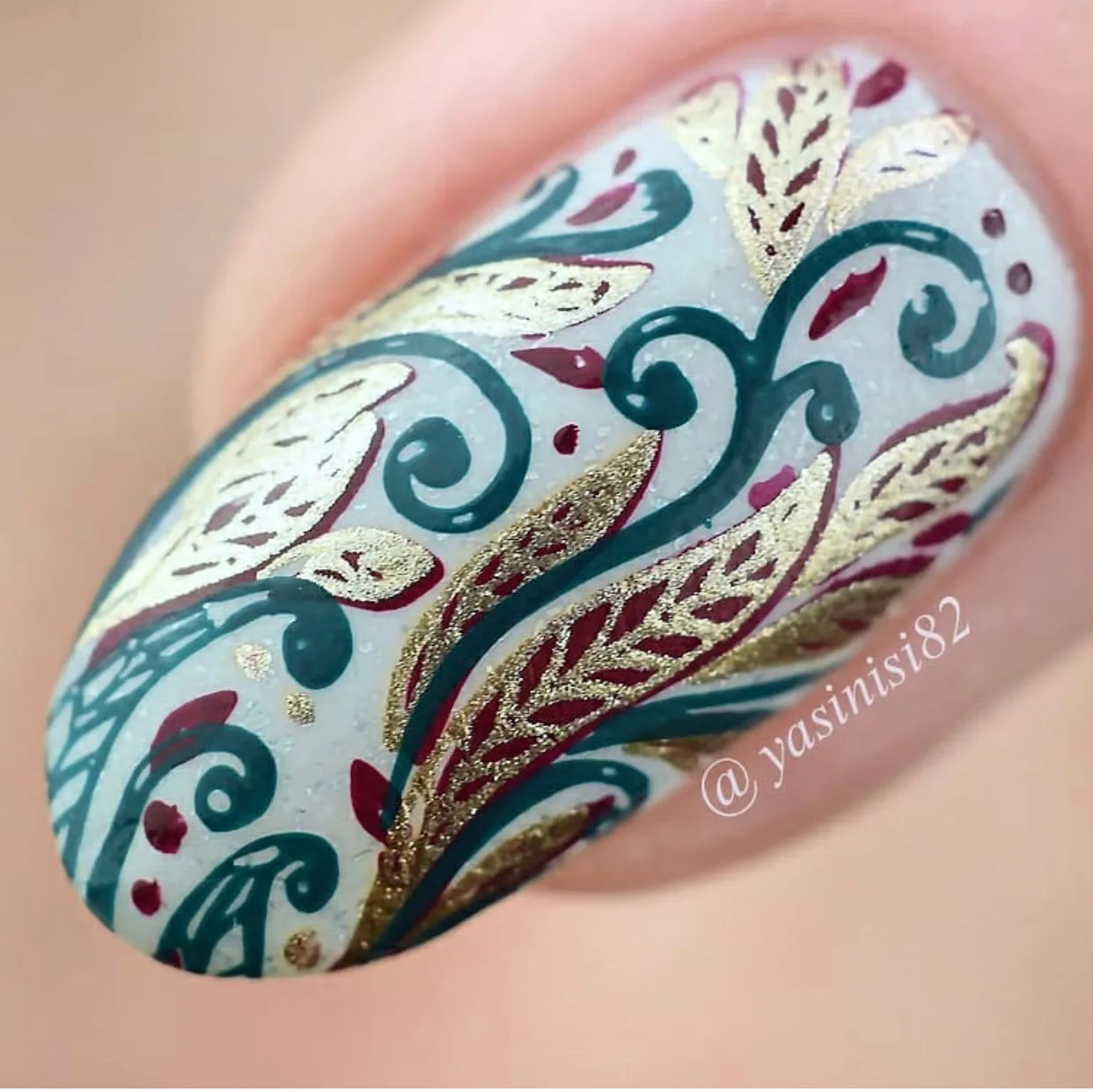 Clear Jelly Stamper Elegant Swirl CjS-149 stamping plade