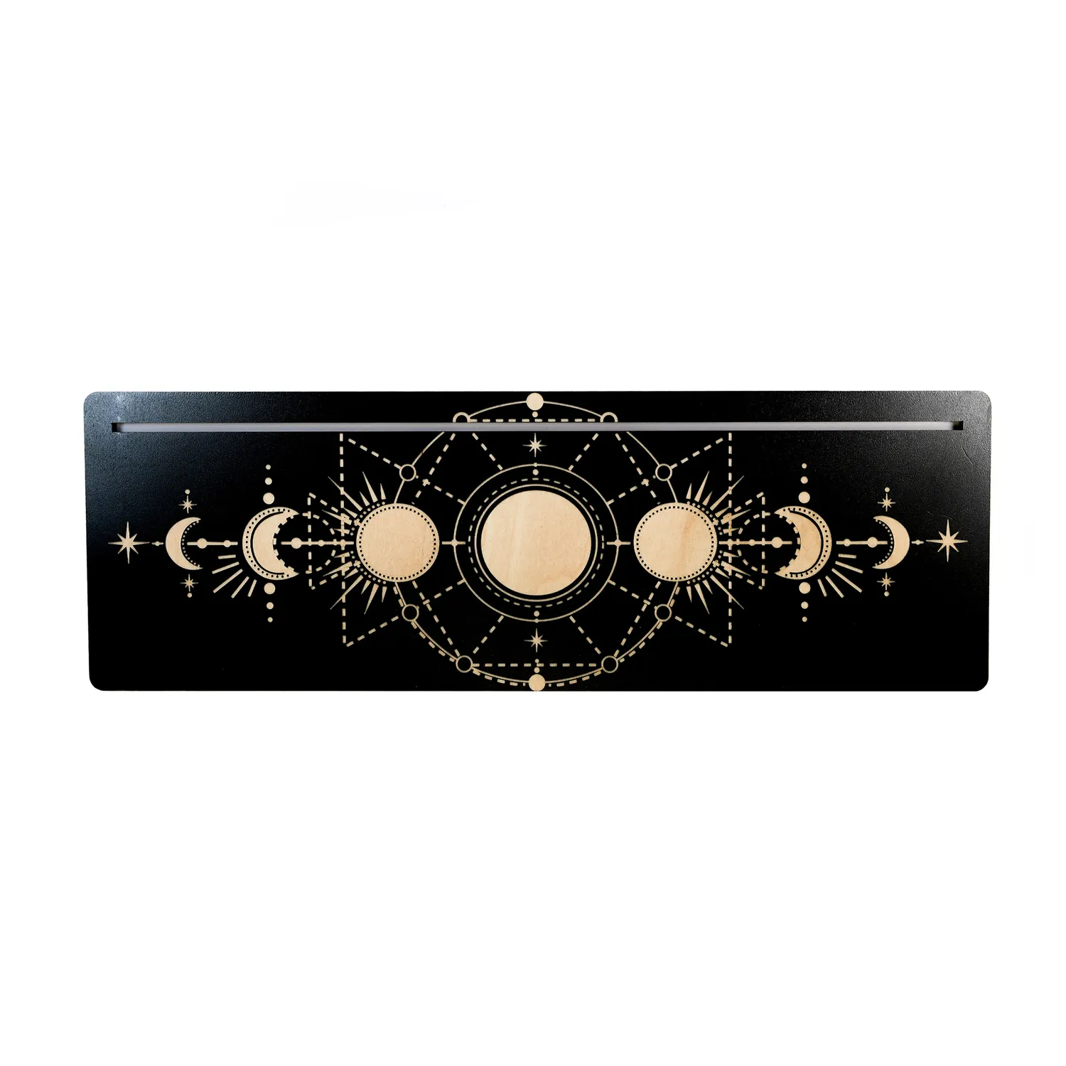 Moonflair Card Stand Black Moon Phases kortholder
