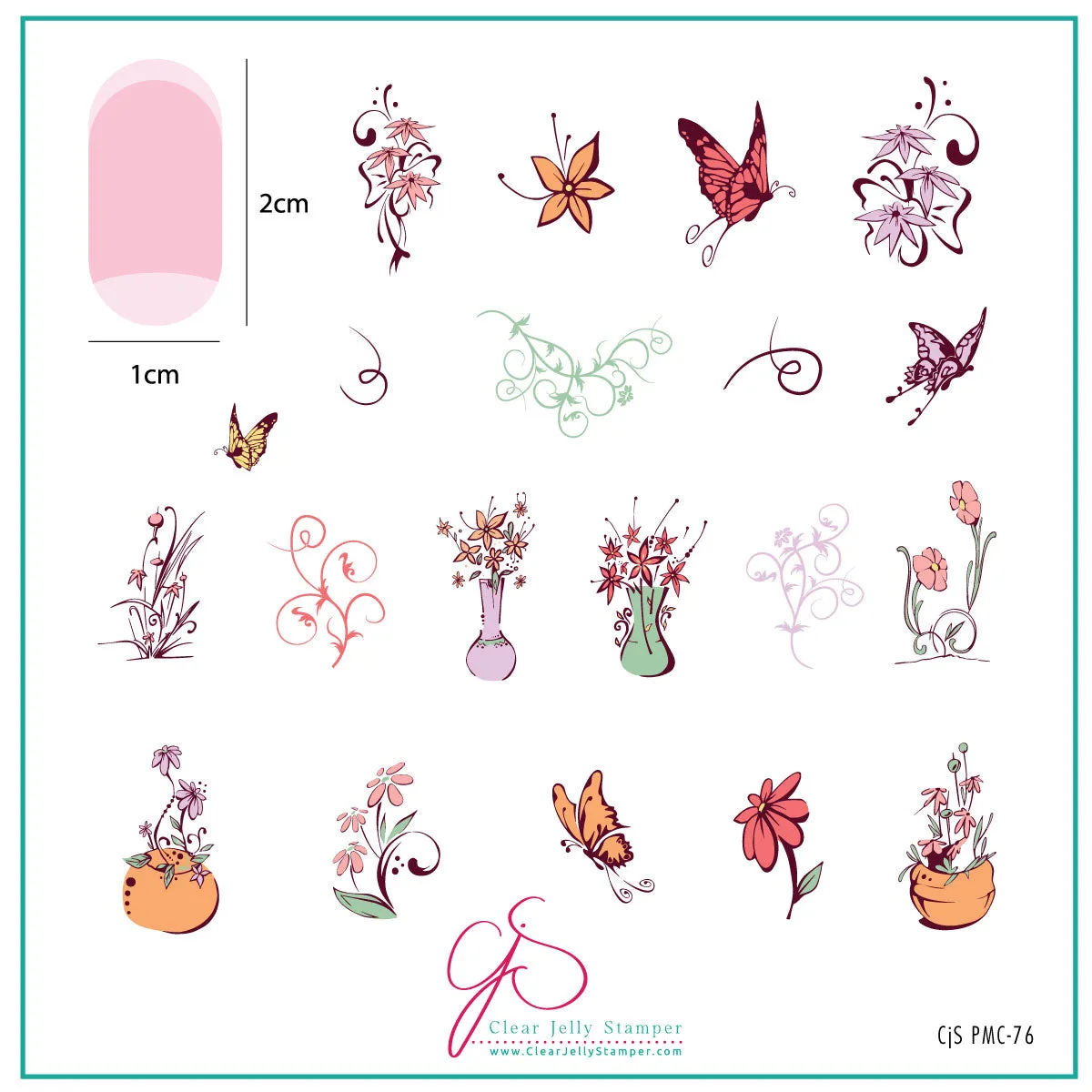 Clear Jelly Stamper Plate of the Month april 2023 stamping sæt 2-pak