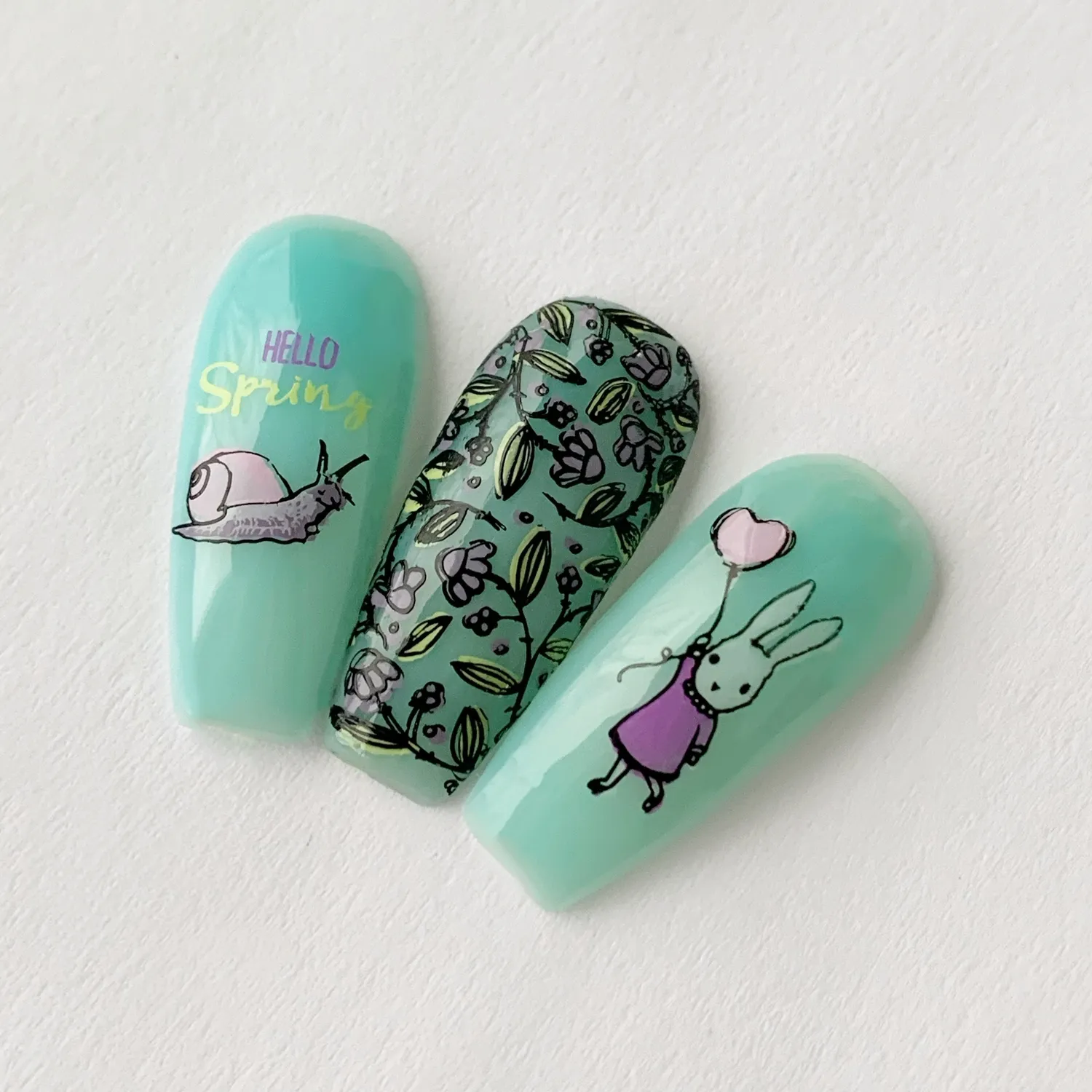 Clear Jelly Stamper CjSH-51 Hippity Hoppity plade 8x8