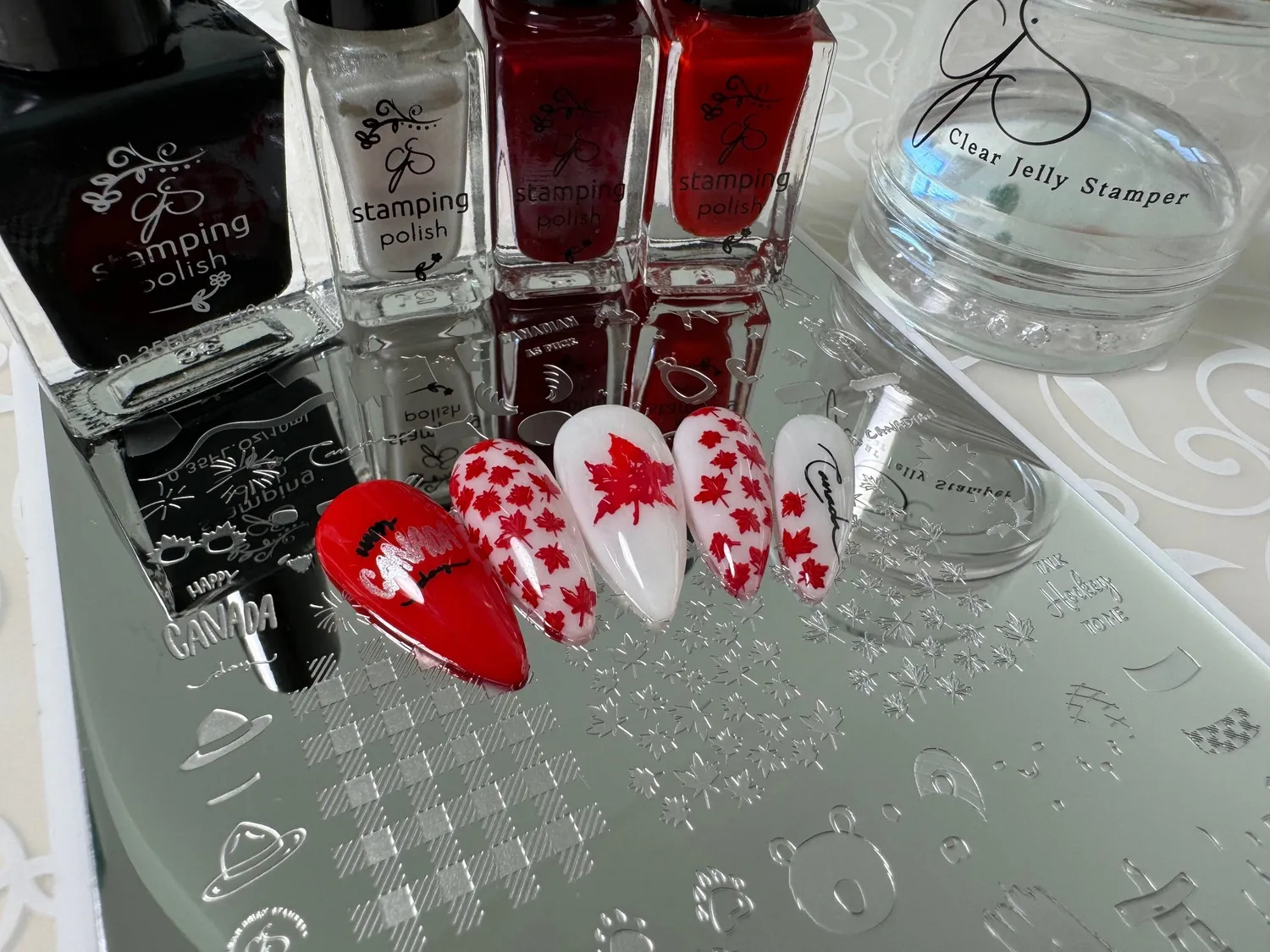 Clear Jelly Stamper CjSH-113 Happy Canada Day stempelplade