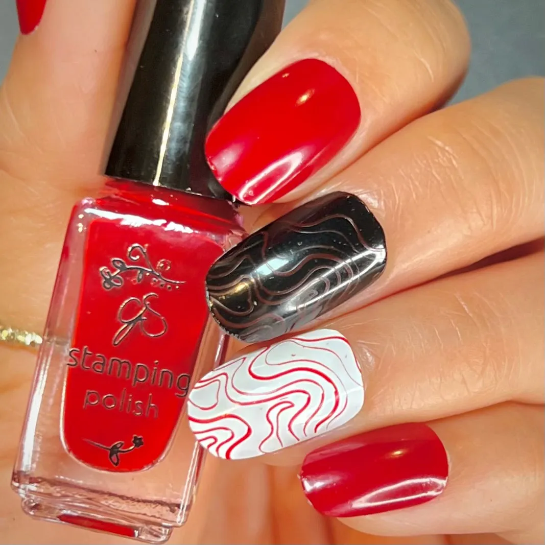 Clear Jelly Stamper #9 REDy for Anything stamping lak rød 5 ml