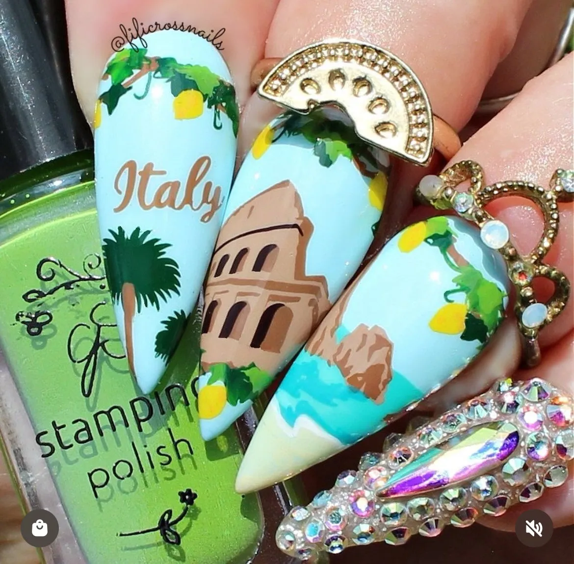 Clear Jelly Stamper Ciao Bella CjSLE-10 stempelplade italien