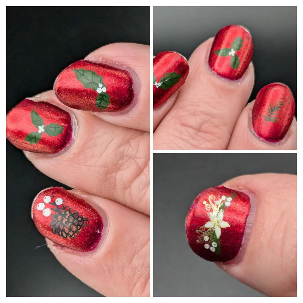 Clear Jelly Stamper CjSC-90 Merry Mistletoe stampingplade jul