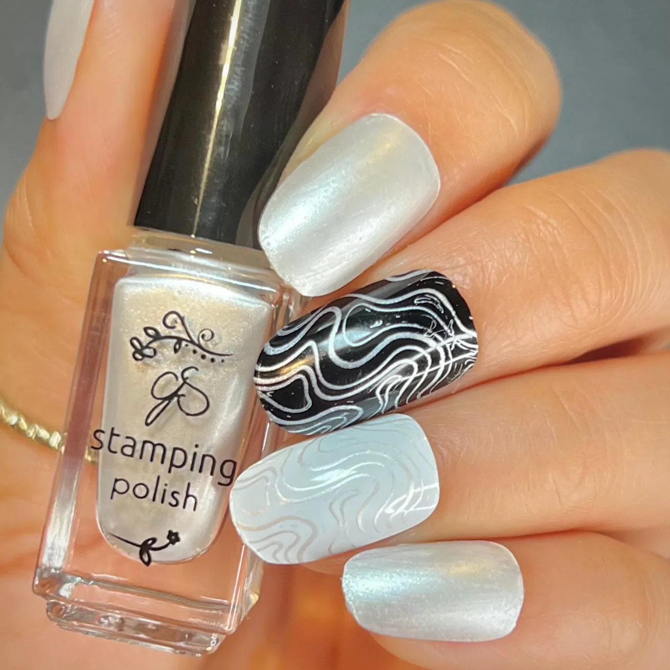 Clear Jelly Stamper 34 Angelic White stamping lak hvid 5 ml