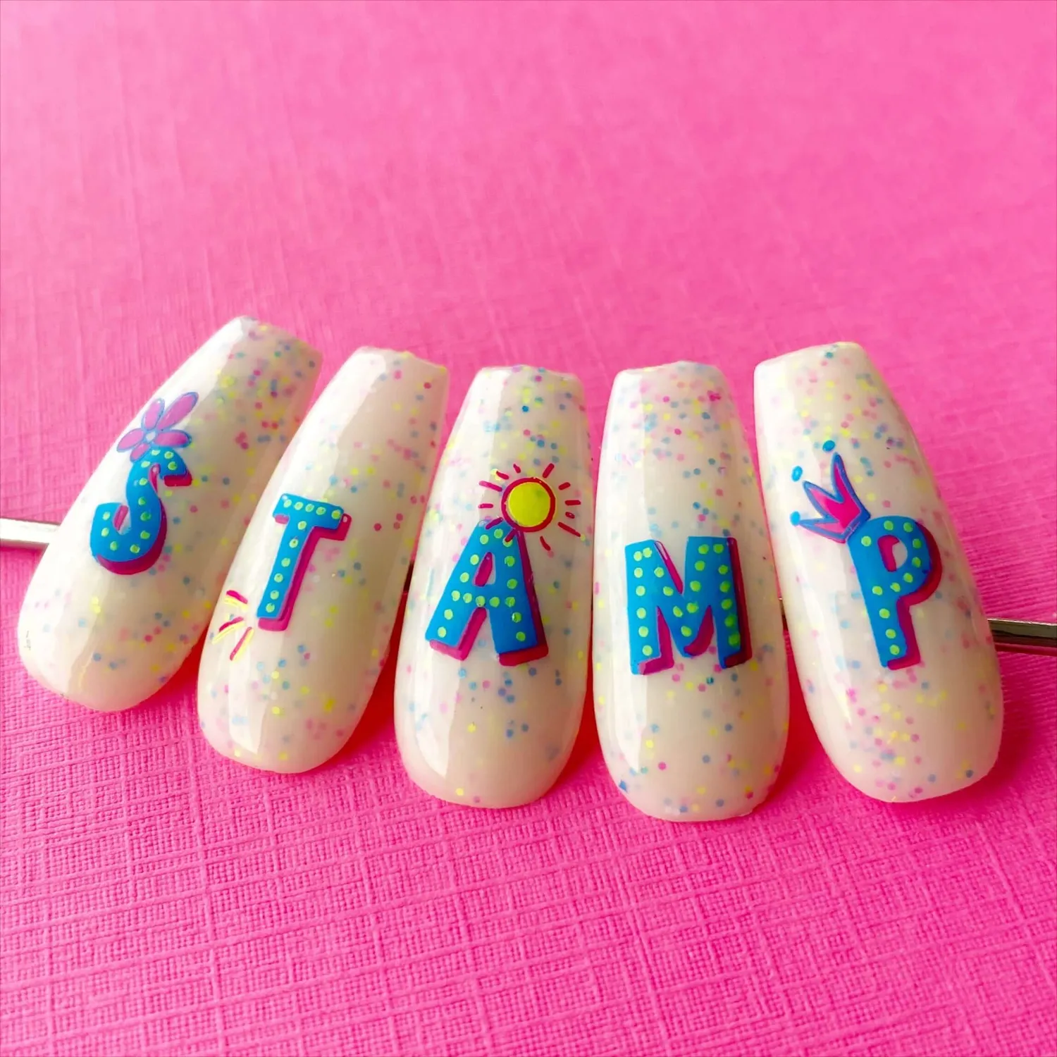 Clear Jelly Stamper CjS-230 Alphabet Party stamping plade