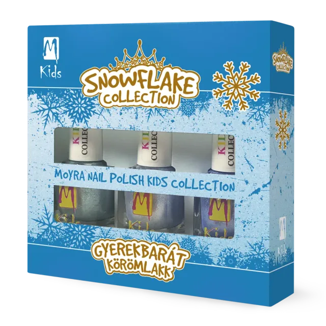 Moyra Kids Snowflake neglelak sæt 3 x 7 ml