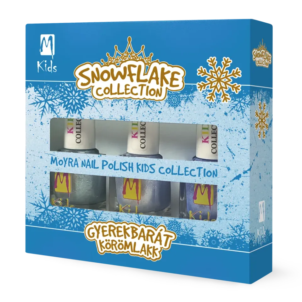 Moyra Kids Snowflake neglelak sæt 3 x 7 ml