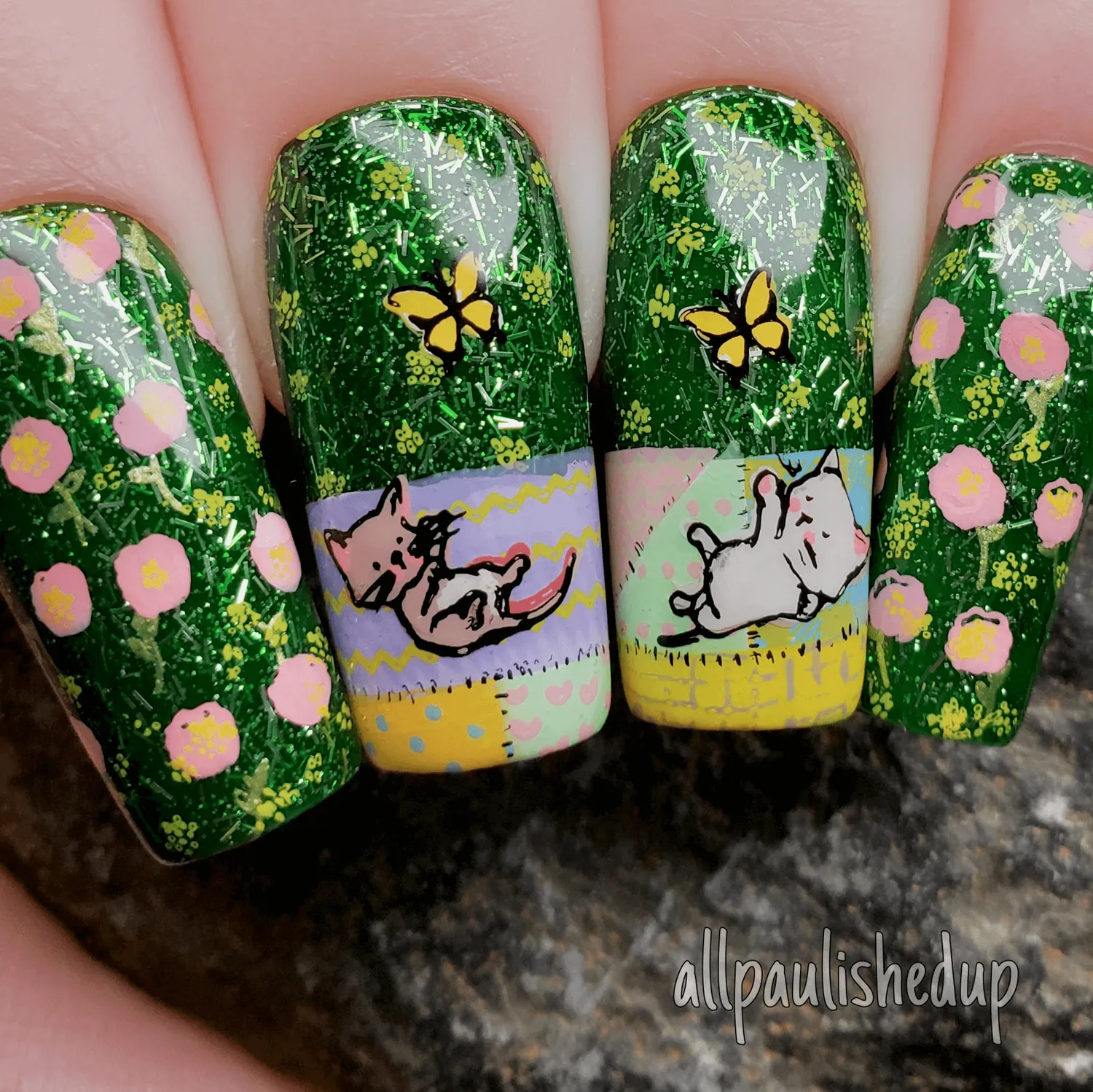 Clear Jelly Stamper Sweet Spring Kitties CjS-293 stempelplade katte
