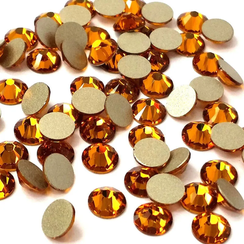 Beautystones Topaz neglekrystaller flad bund