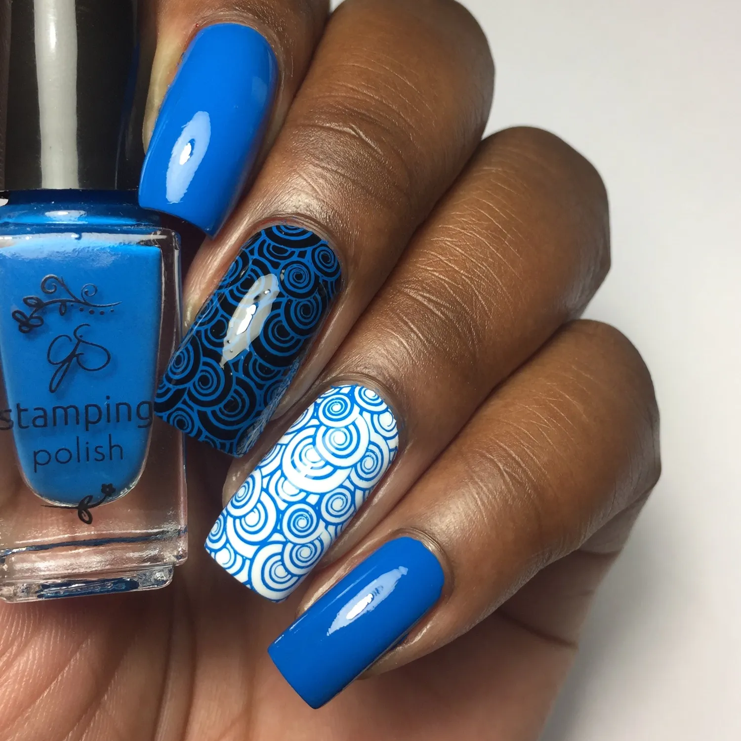 Clear Jelly Stamper #10 Gotta Be Blue stamping lak 5 ml blå