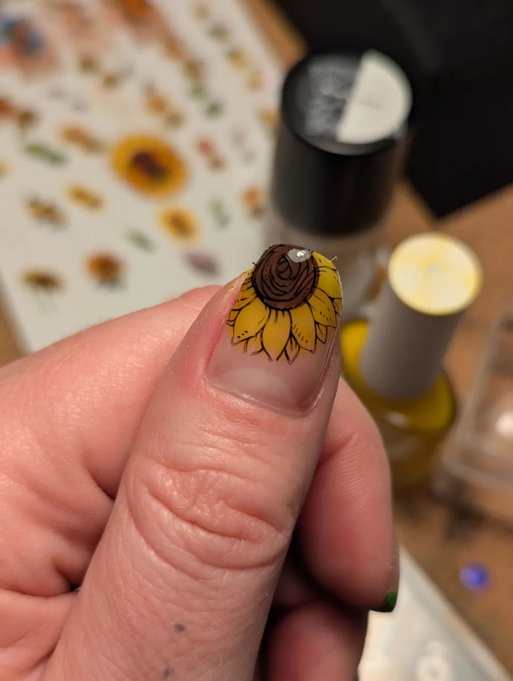 Clear Jelly Stamper CjS-370 Sunflower stampingplade blomst