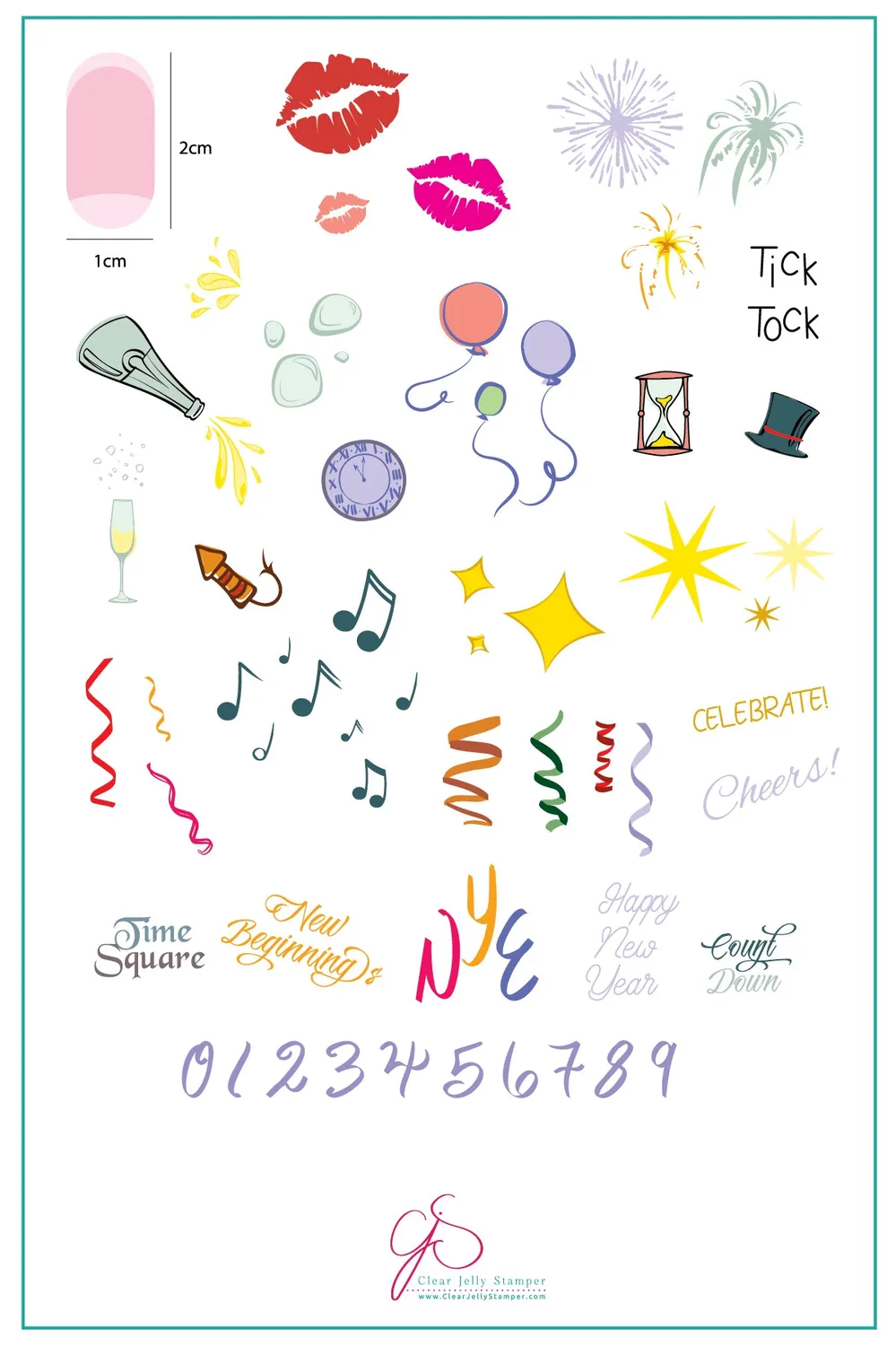 Clear Jelly Stamper Almost Nailed It stampingplade Holiday fejlsortering