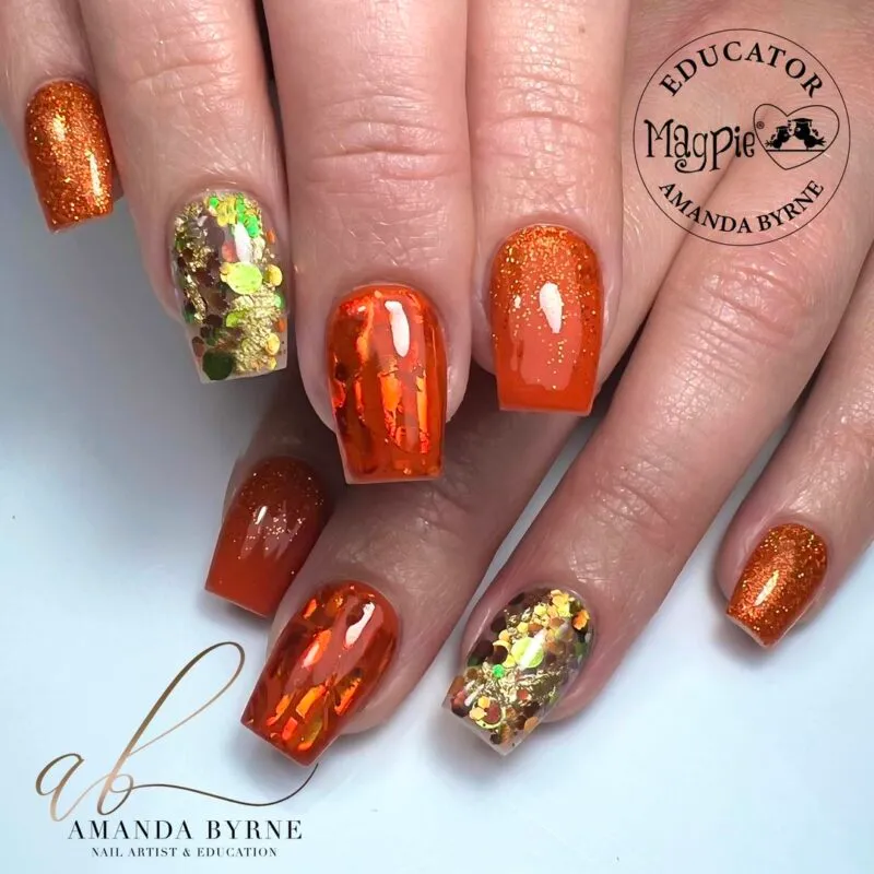 Beautystones Circle neglepynt camouflage runde palietter