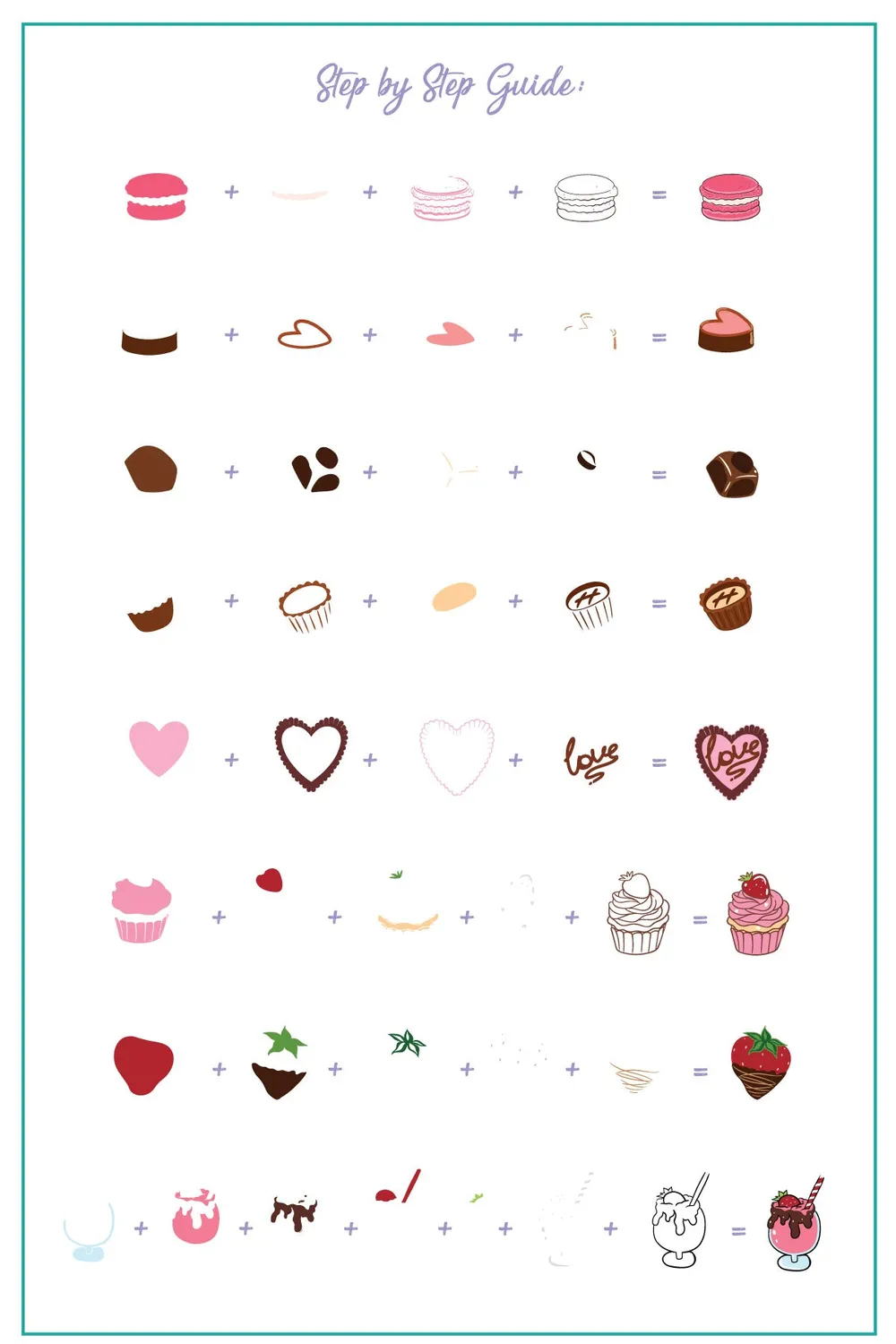 Clear Jelly Stamper Sugar Rush CJSV-53 stamping plade chokolade