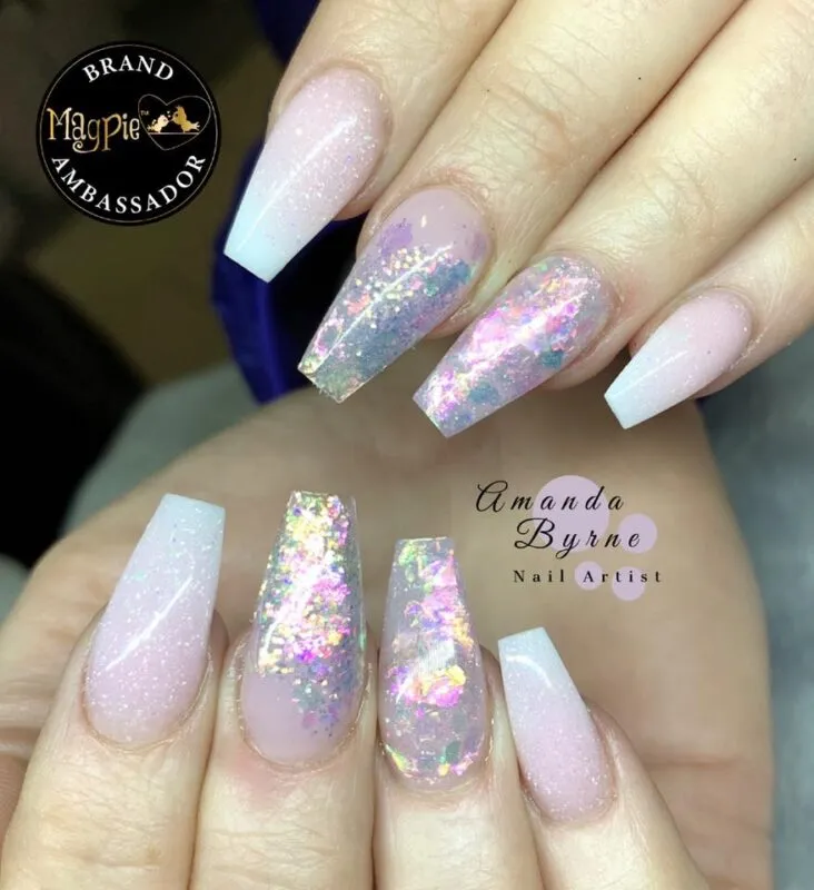Indigo Nails Beautystones Roseanna Flakes negleflager