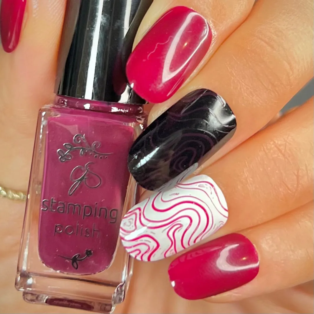 Clear Jelly Stamper 161 Boysenberry stamping lak purple 5 ml