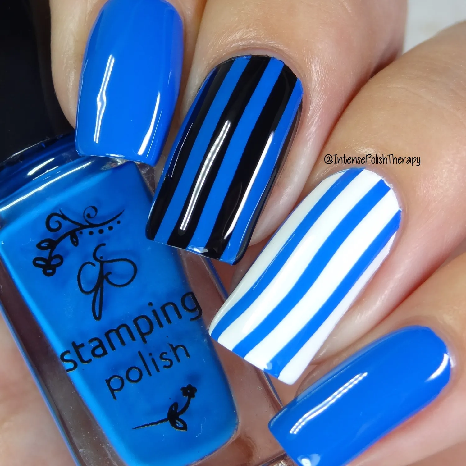 Clear Jelly Stamper #10 Gotta Be Blue stamping lak 5 ml blå