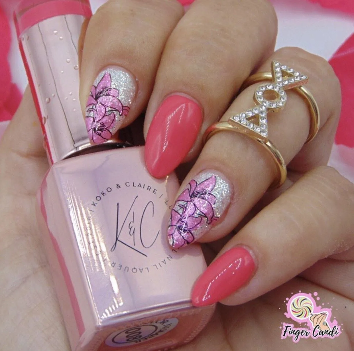 Clear Jelly Stamper CjS-109 Lovely Lilies stempelplade
